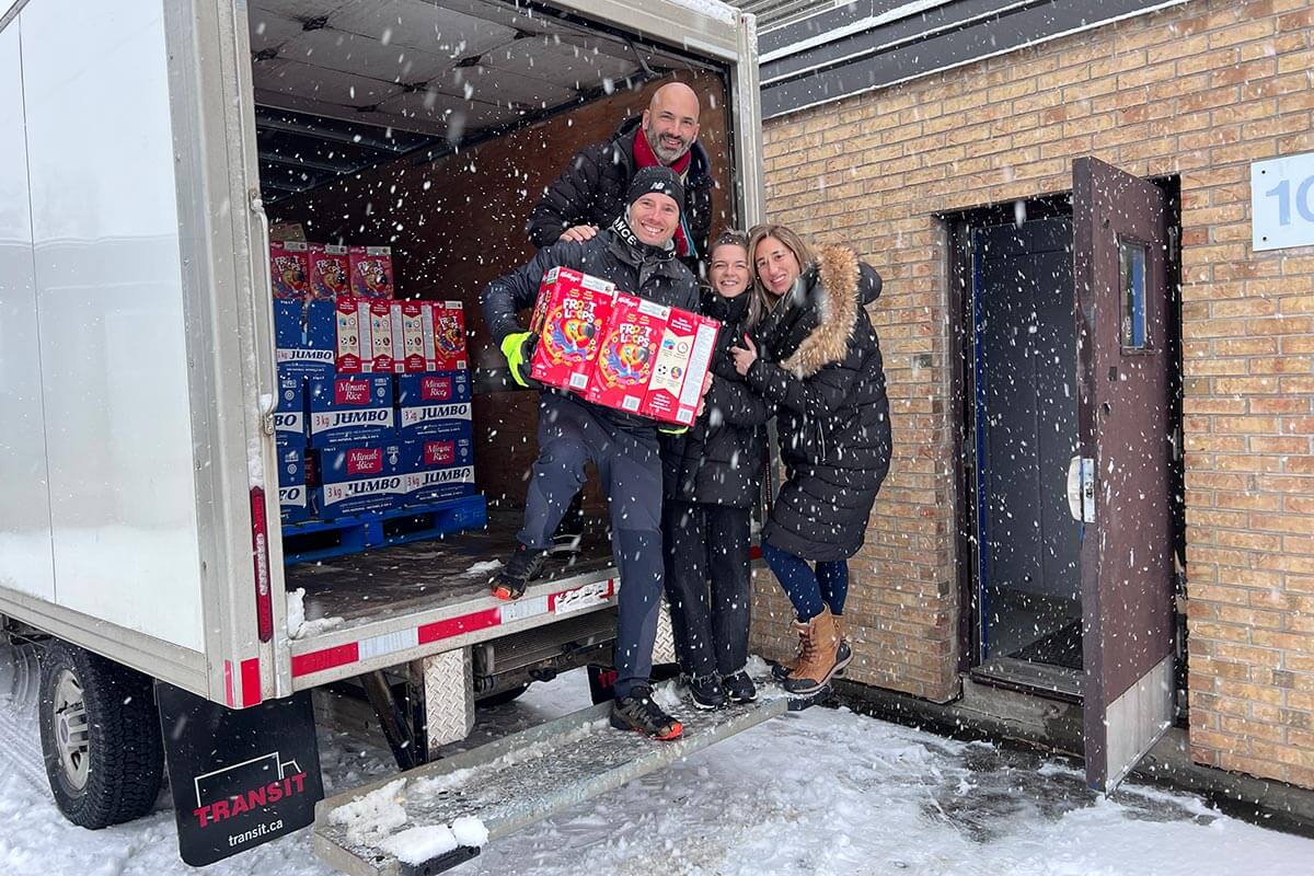 Transfert des denrées - Mission Coup de pouce